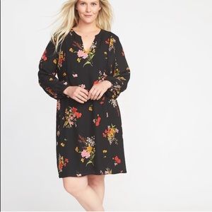 Black Georgette Swing Dress 🆕